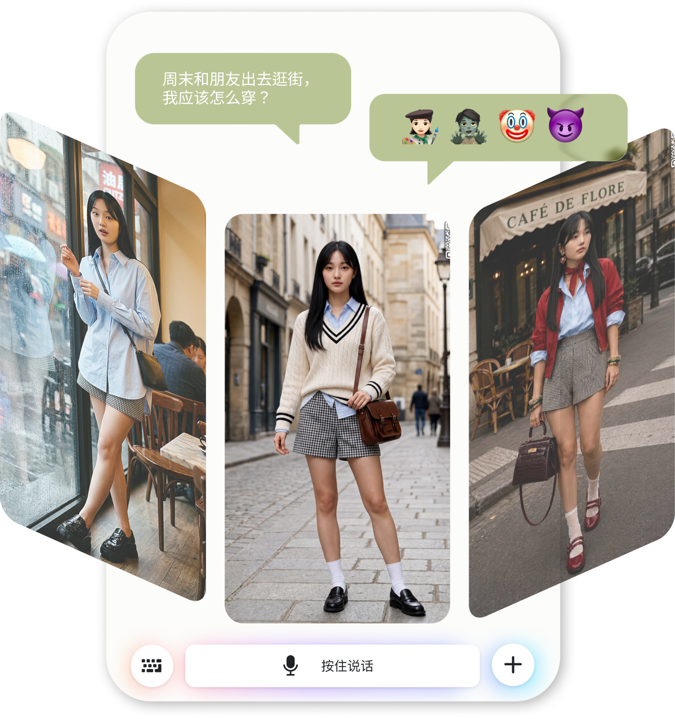 Styloom outfit conversation and styling suggestions